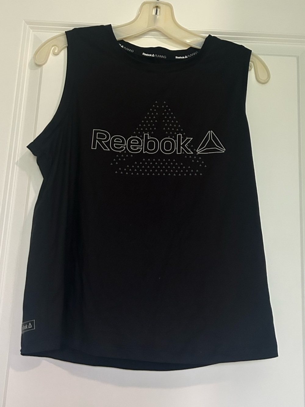 Reebok Black Logo Muscle Tank